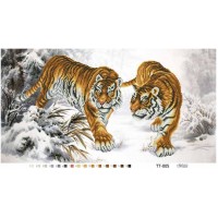 Схема под вышивку бисером "Тигры" (Схема или набор)